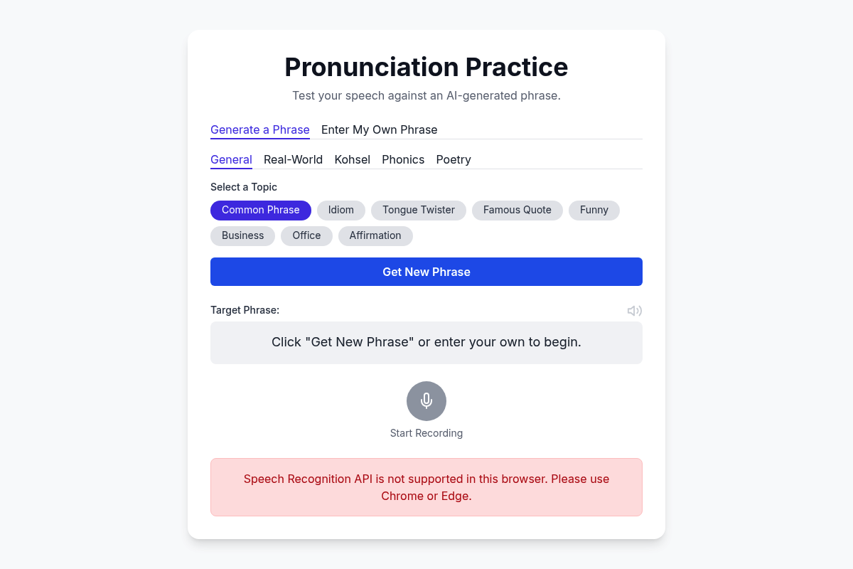 Pronunciation Tool project thumbnail.
