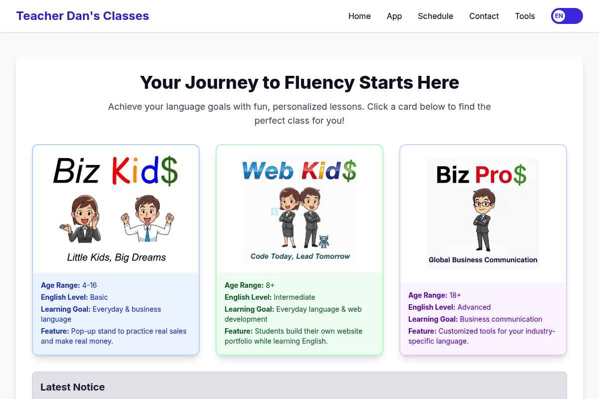 Teacher Dan project thumbnail.